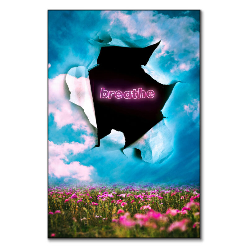 Breathe Colorful Wall Art by Seamless