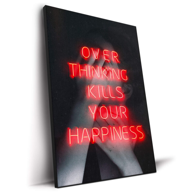 Overthinking Neon Colorful Wall Decor by Seamless