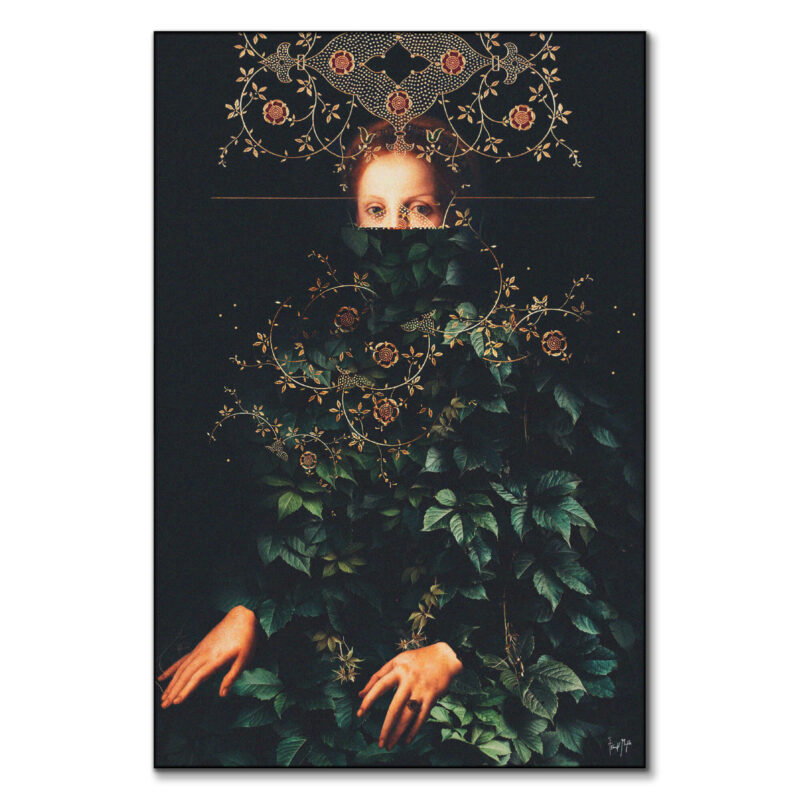 Patience II Dark Wall Art by Frank Moth