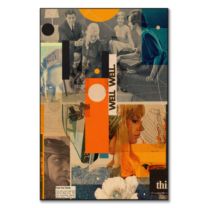 Is This the Matrix Warm Wall Art by Frank Moth