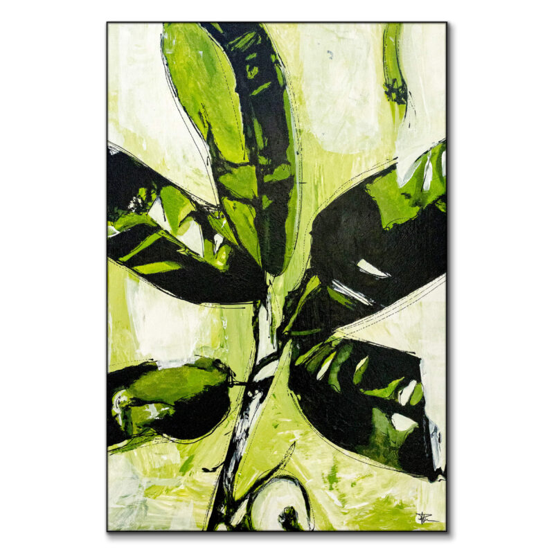 Tranquil Green Wall Art by P Muir Art