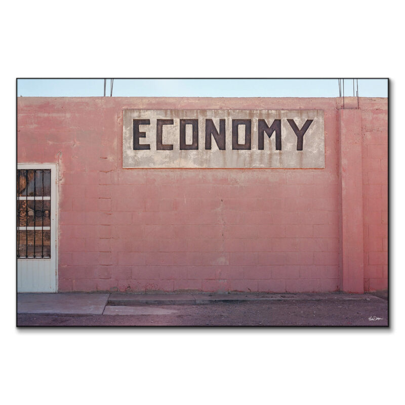Economy Sign Neutral Wall Art by Nicholas Dantzer