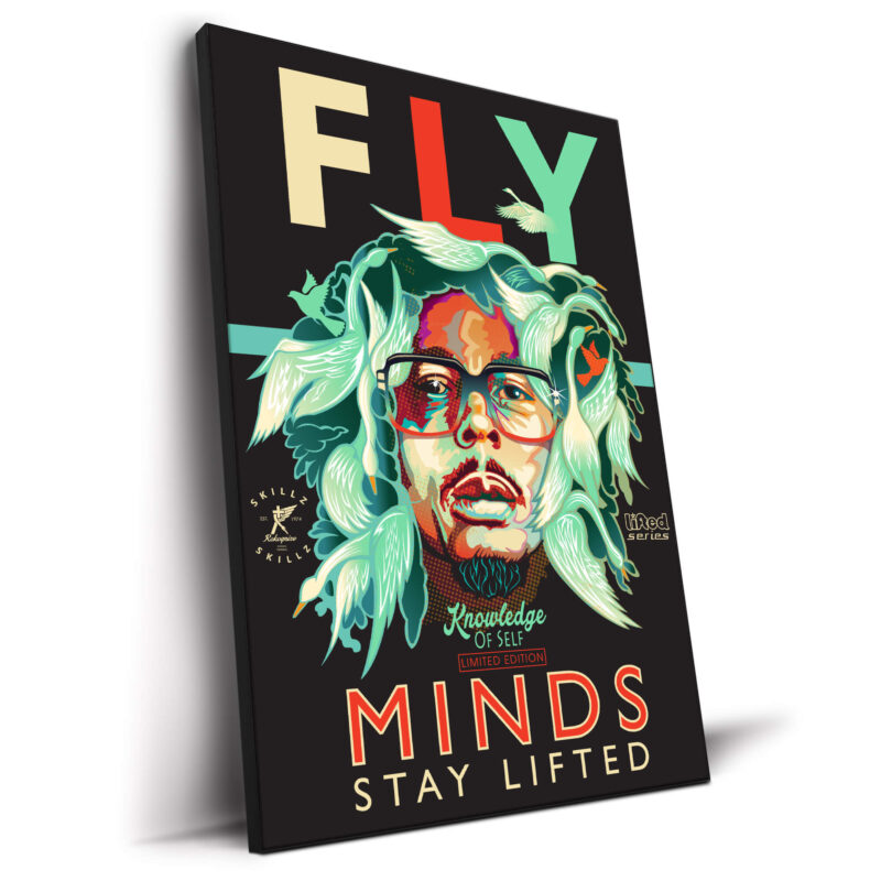 Fly Minds Dark Wall Decor by Kelley Jackson